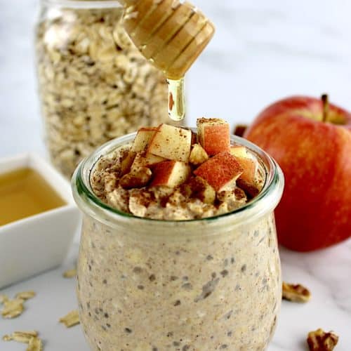 Apple Cinnamon Overnight Oats (Easy, Healthy) - Braes Bites