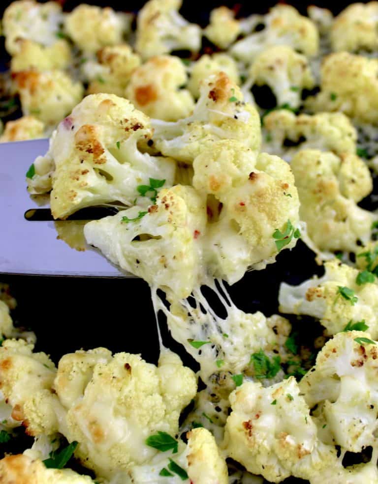 Cheesy Roasted Cauliflower – Nutritious Deliciousness