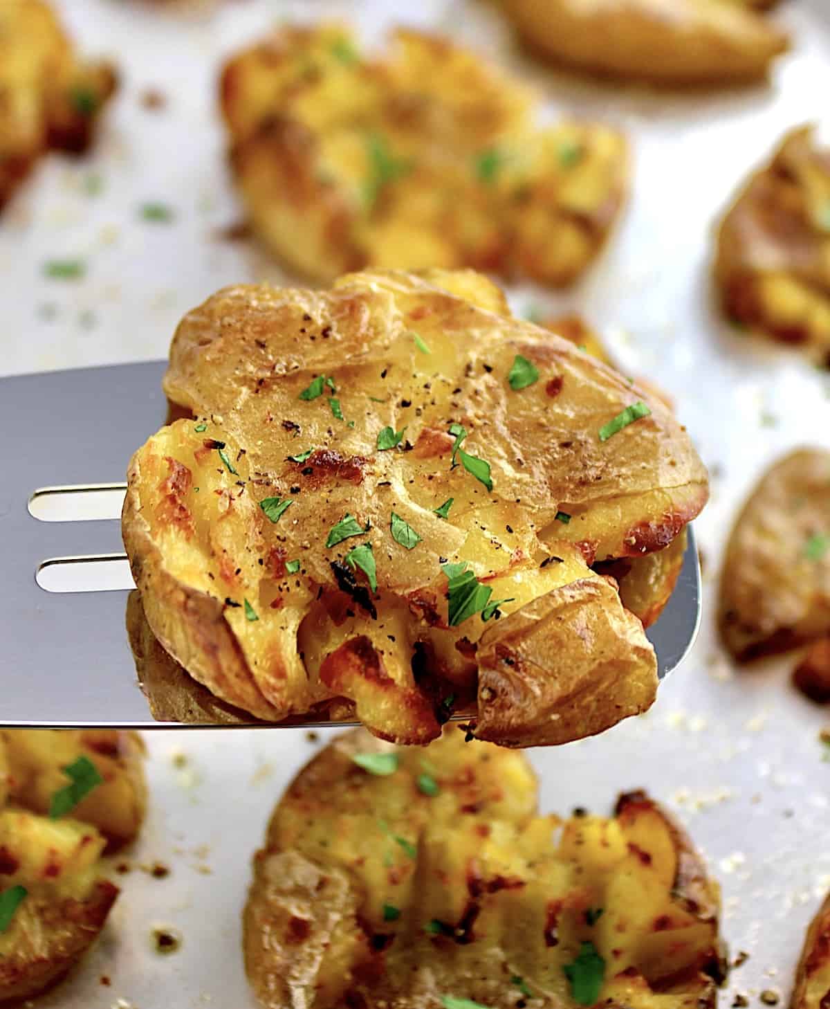 Crispy Smashed Potatoes Recipe