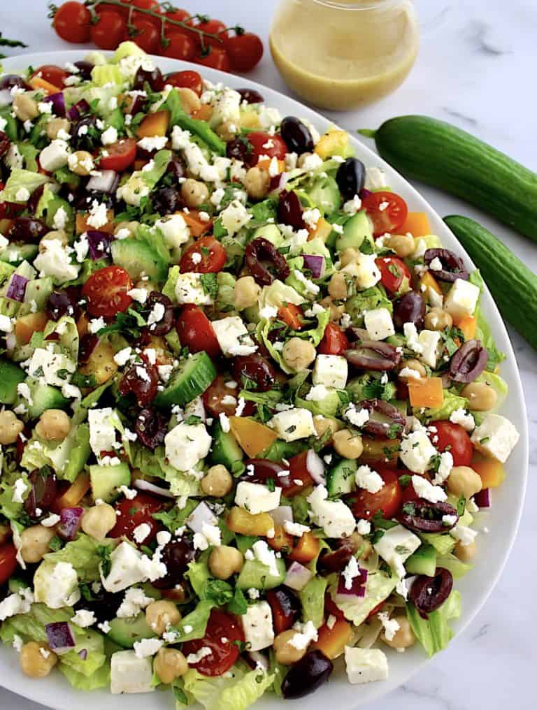 Mediterranean Chopped Salad – Nutritious Deliciousness