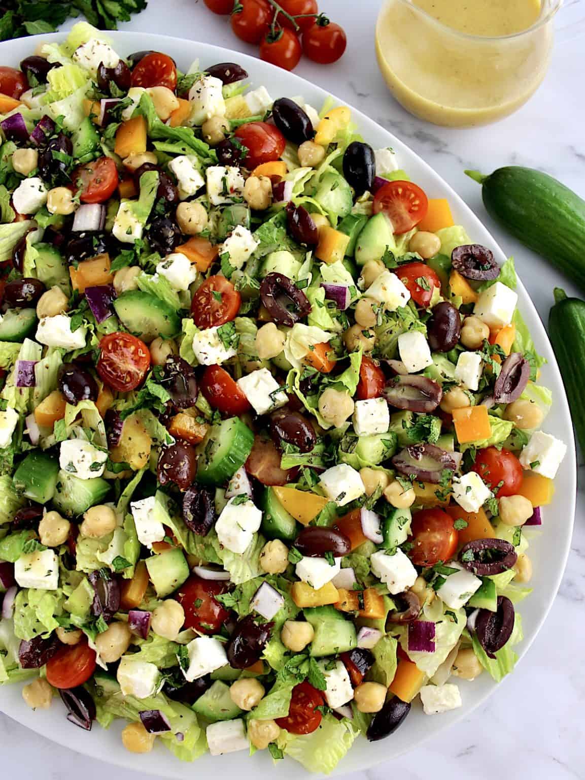 Mediterranean Chopped Salad – Nutritious Deliciousness