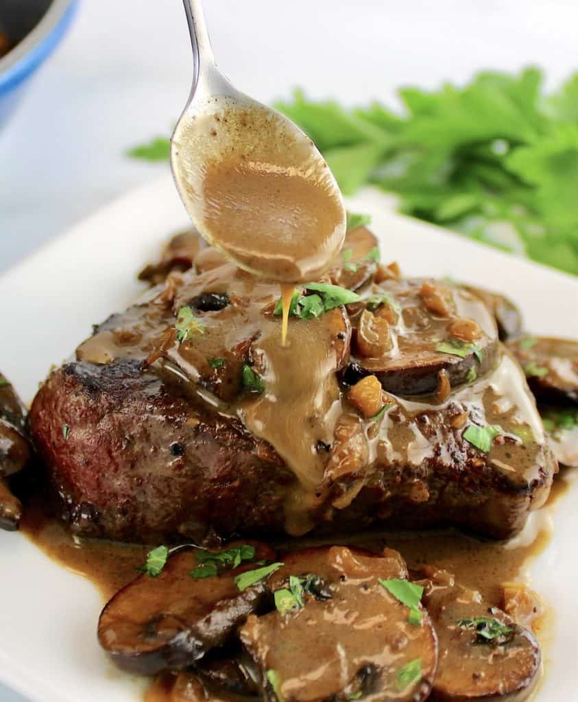 Filet Mignon with Mushroom Sauce – Nutritious Deliciousness