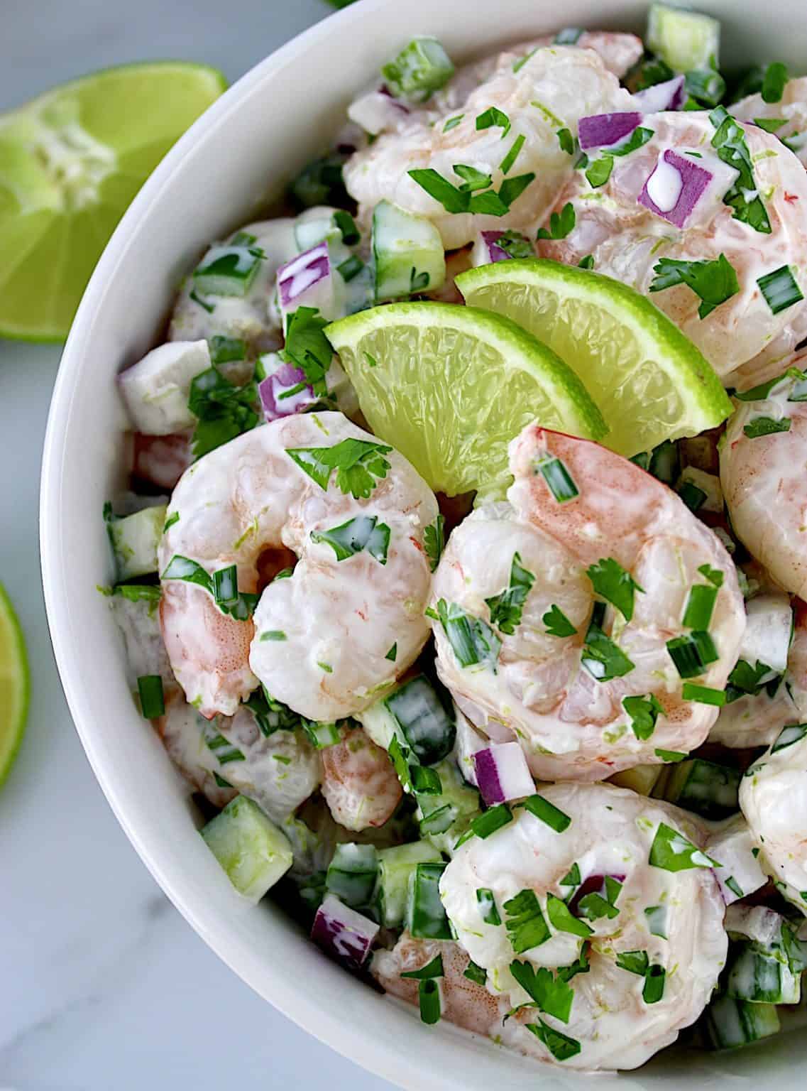 Lime Cilantro Shrimp Salad – Nutritious Deliciousness