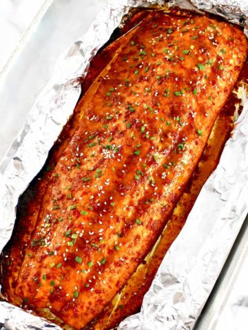 Baked Asian Salmon in Foil